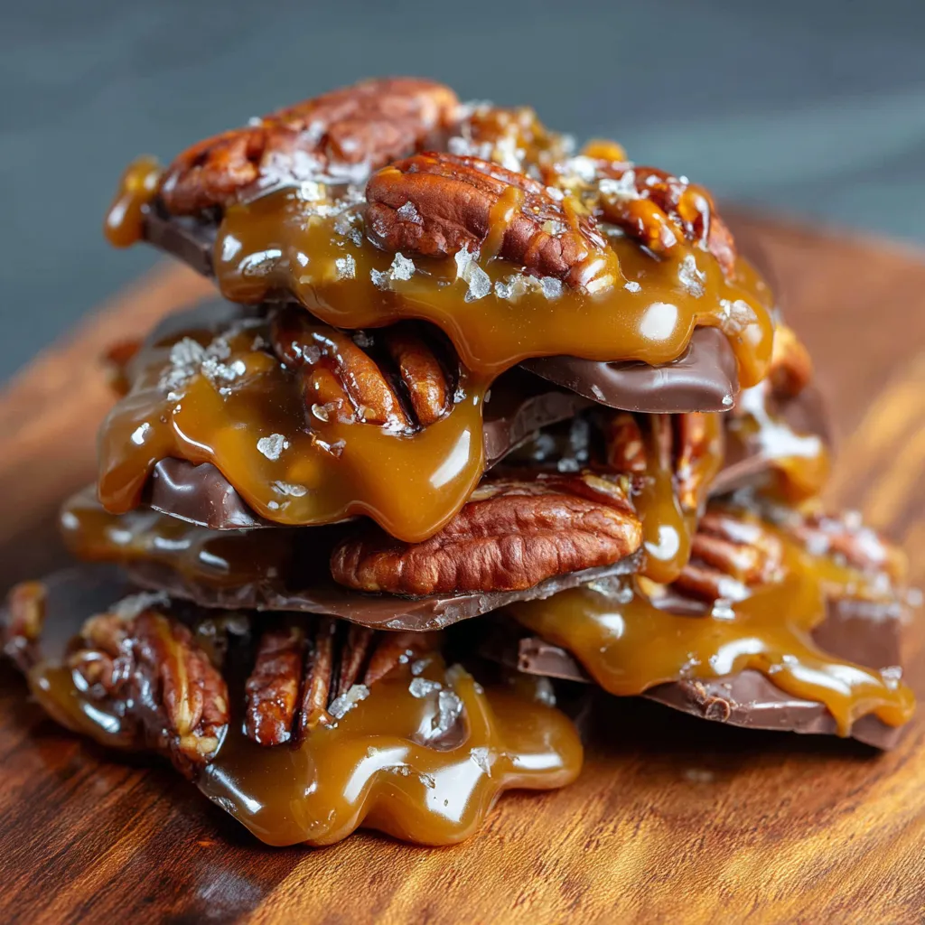 Caramel Pecan Turtle Candy
