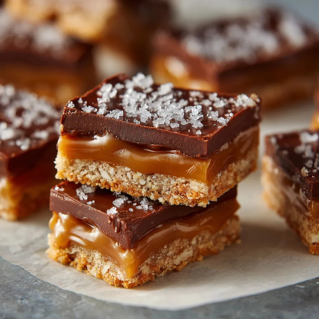 Classic Chewy Caramel Squares