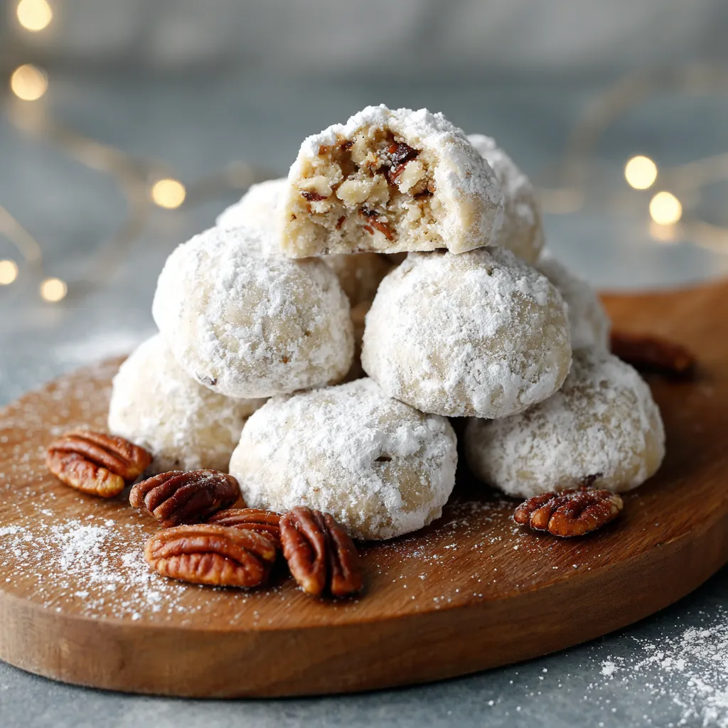 Classic Pecan Snowball Cookies