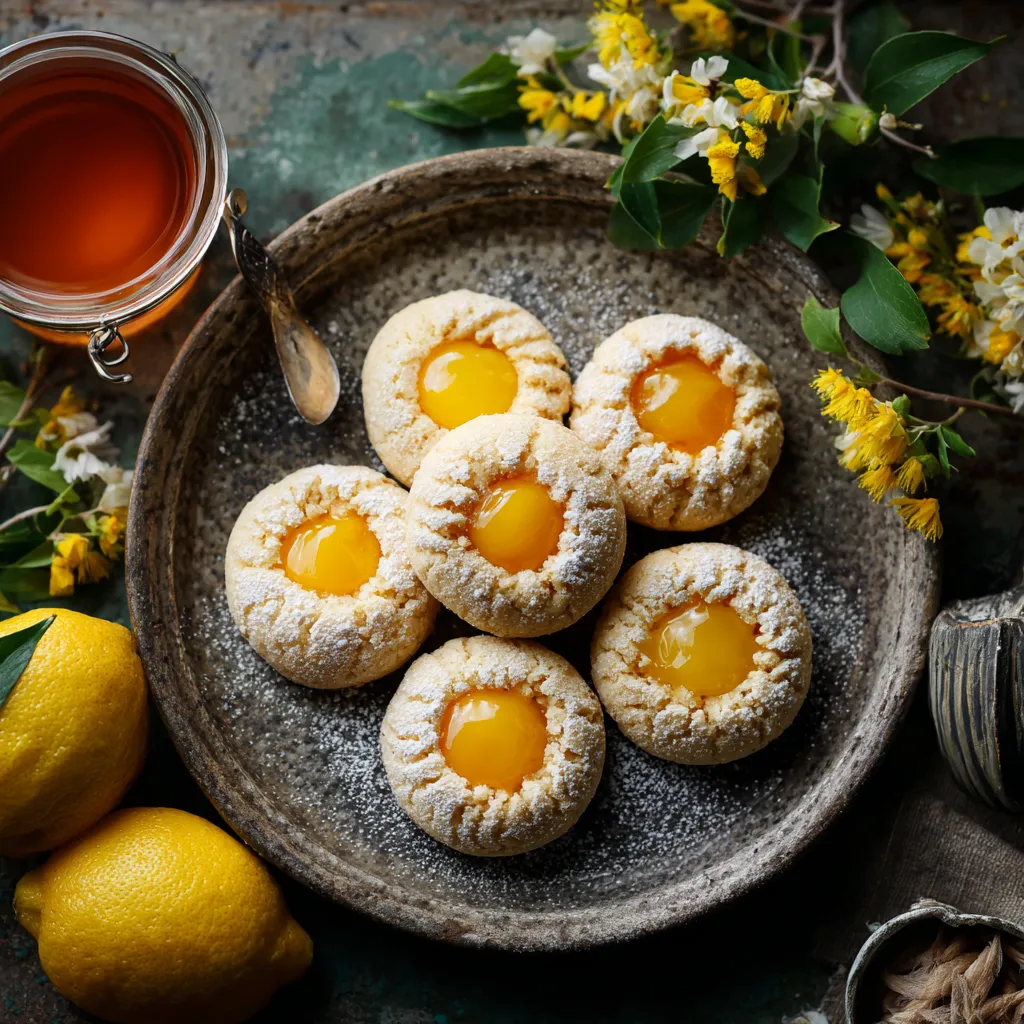 Lemon Curd Thumbprints