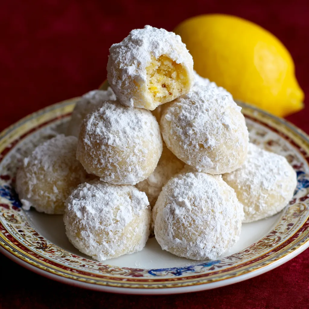 Lemon Snowball Cookies (Full 1500-Word Lacamorea Recipe)