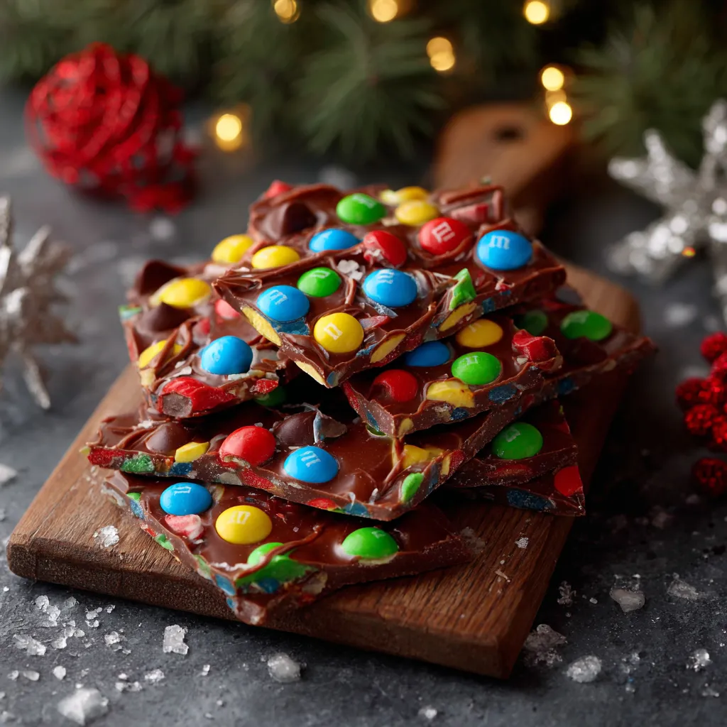 M&M Christmas Bark