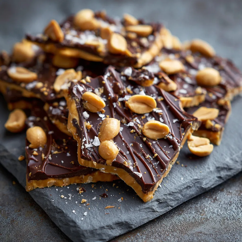Peanut Butter Chocolate Bark: The Irresistible Treat You’ll Make Again and Again 🍫🥜