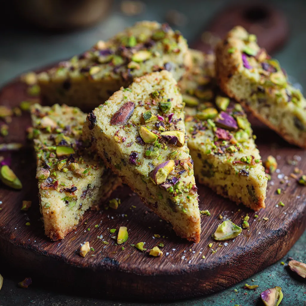 Pistachio Holiday Shortbread