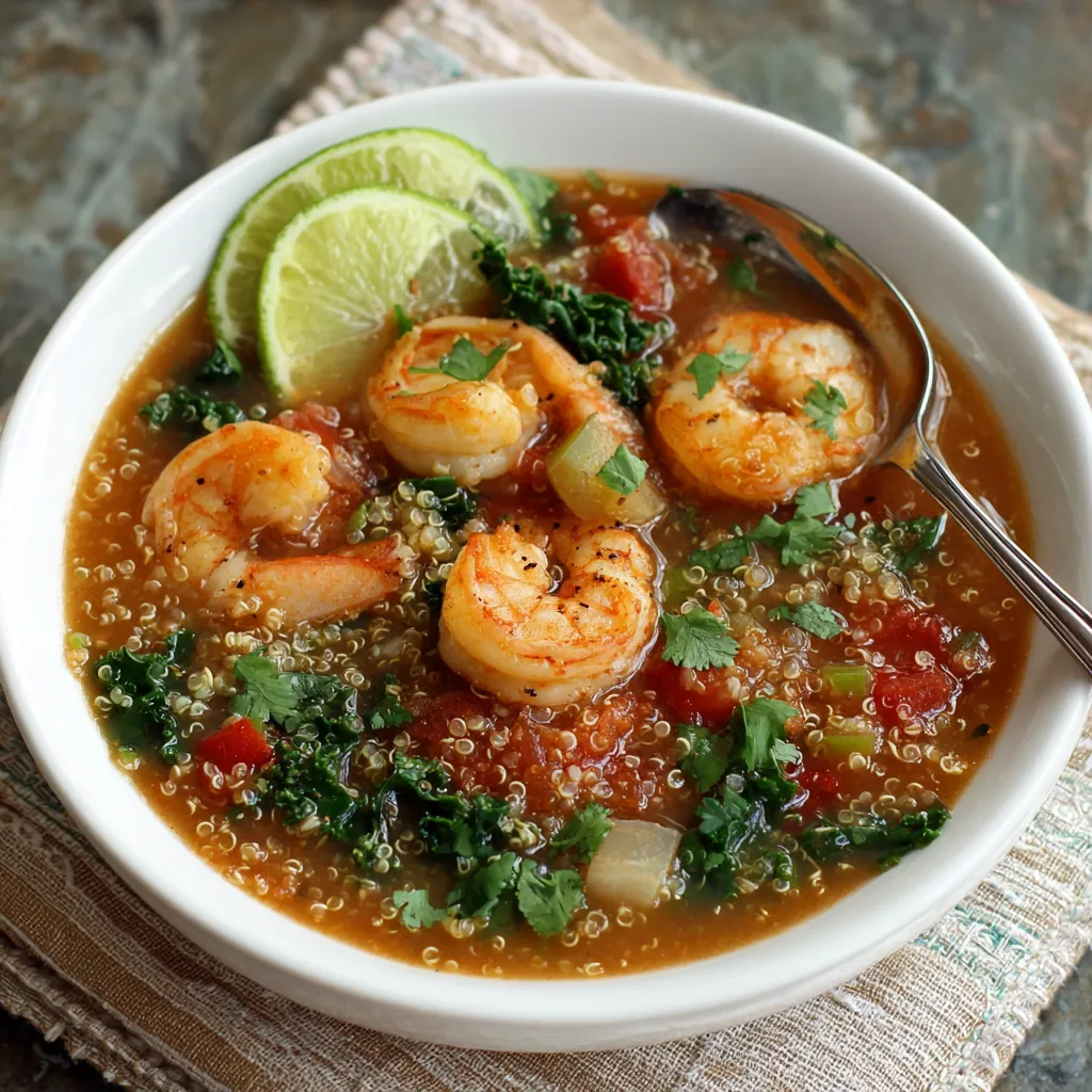Shrimp & Quinoa Soup – Clean, High-Protein Seafood Option