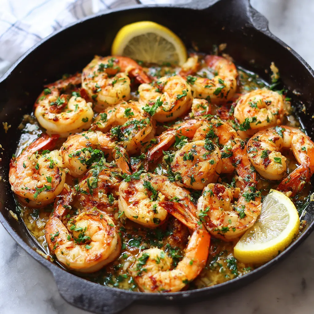 20-Minute Garlic Shrimp Skillet