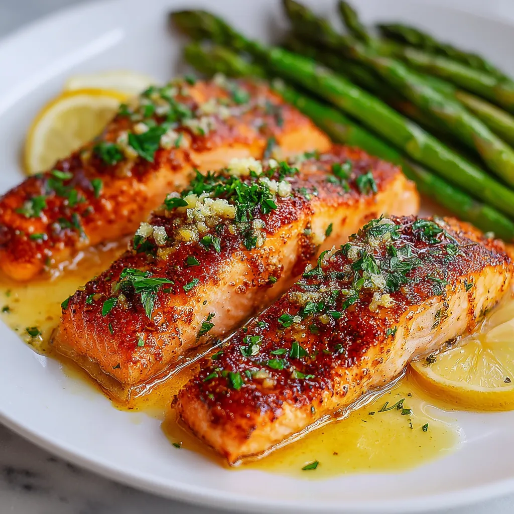 Air-Fryer Garlic Butter Salmon