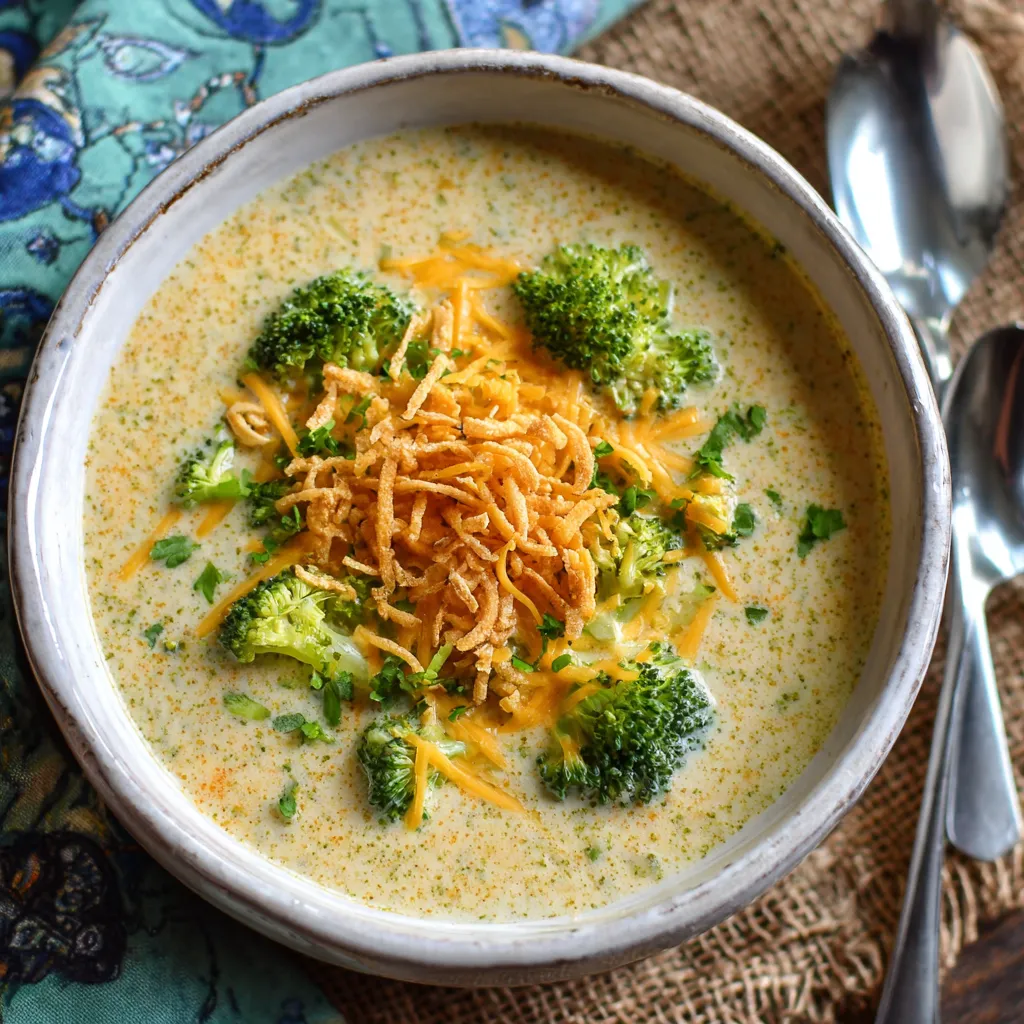 Cheesy Broccoli Soup