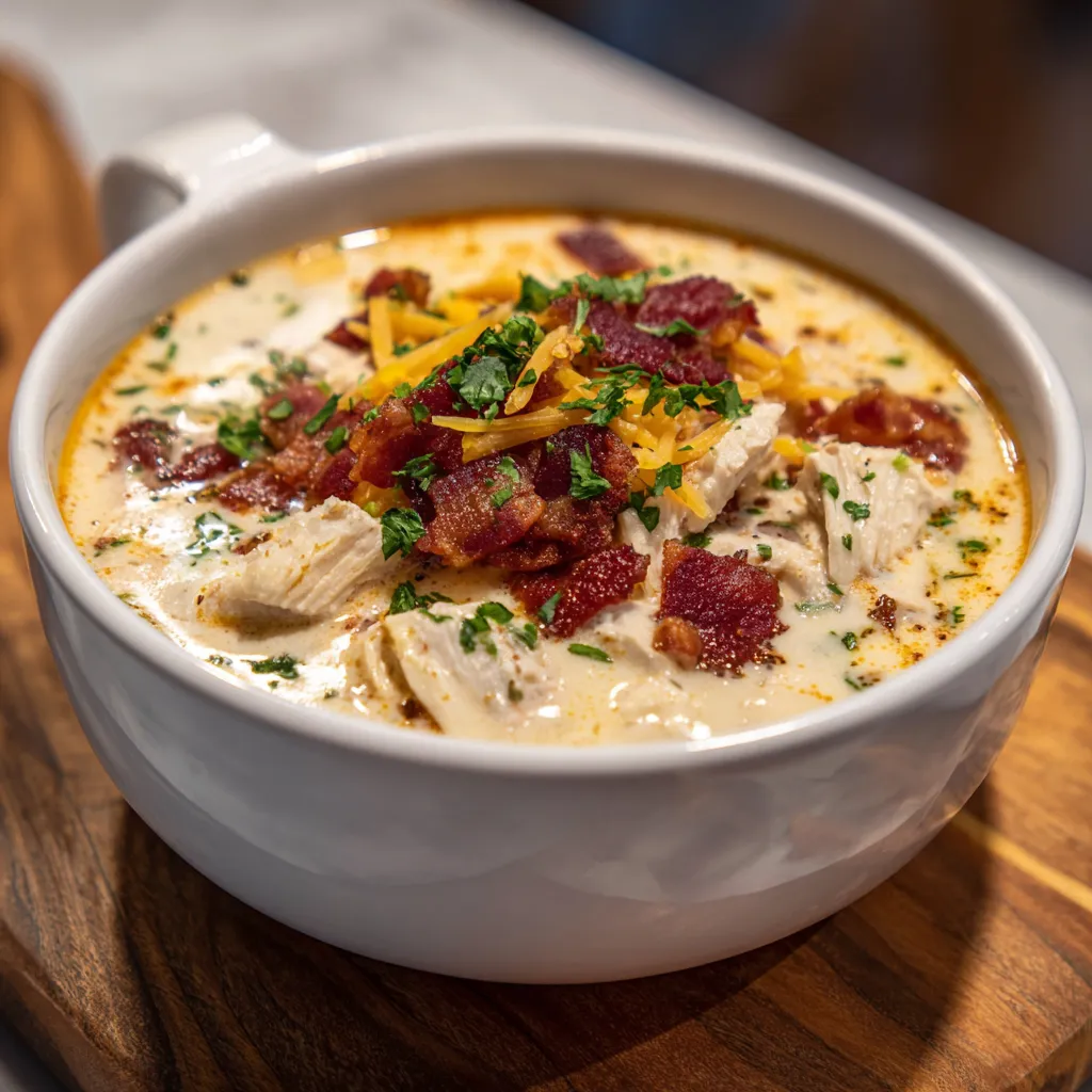 Chicken Bacon Ranch Soup