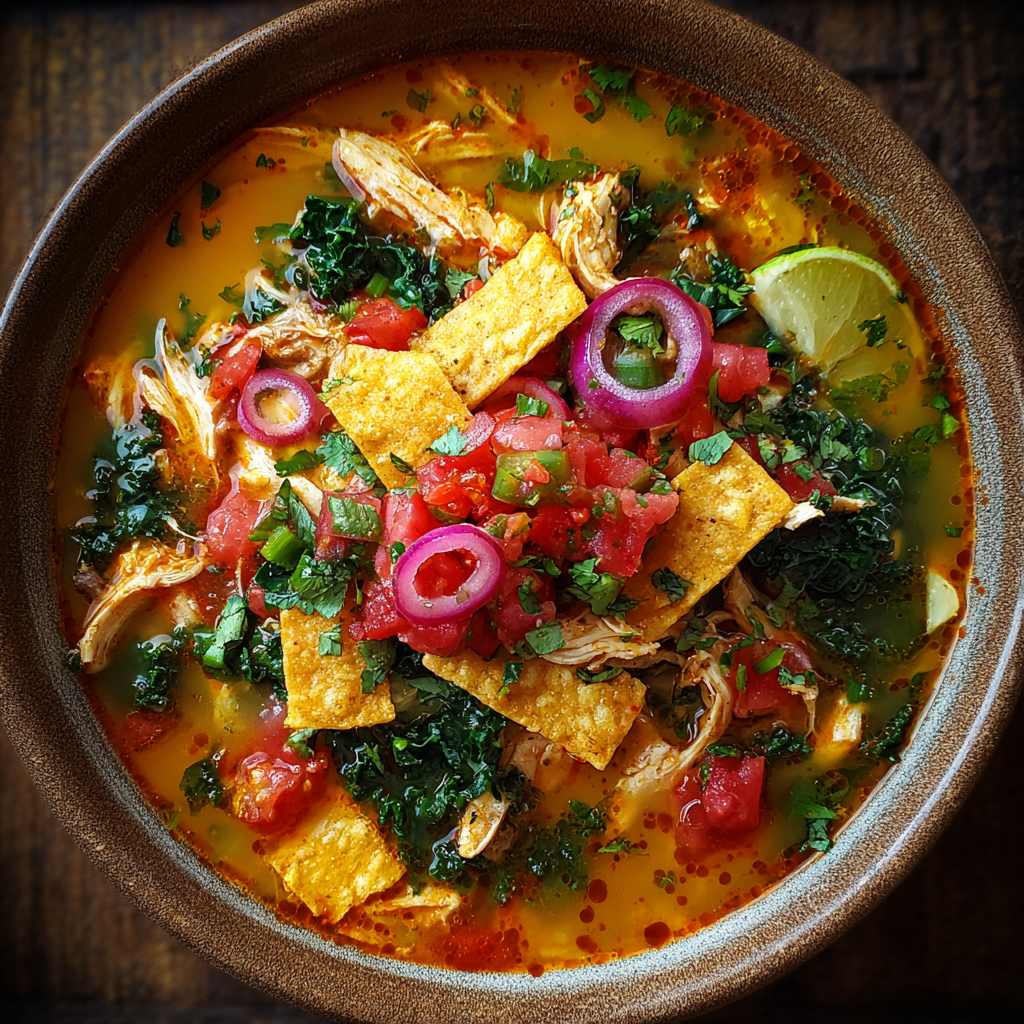 Chicken Tortilla Winter Soup