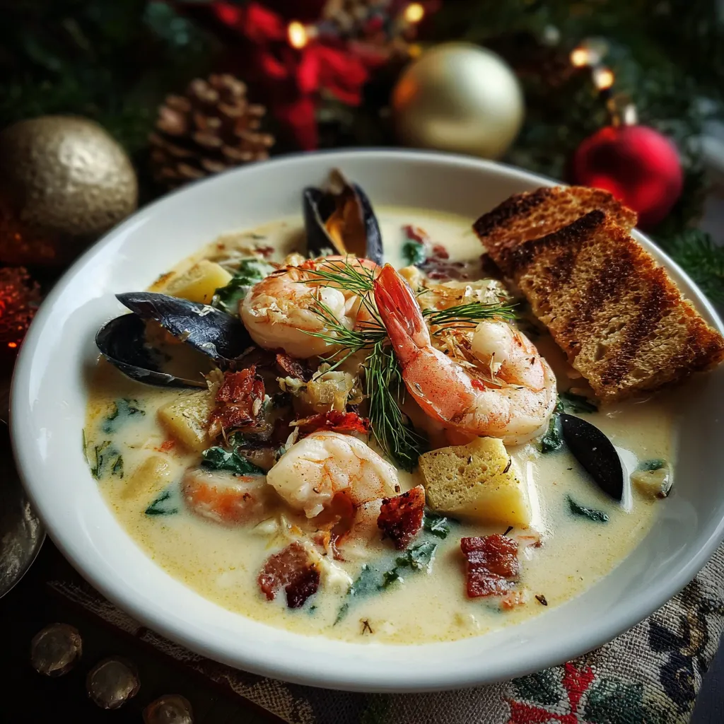 Christmas Seafood Chowder