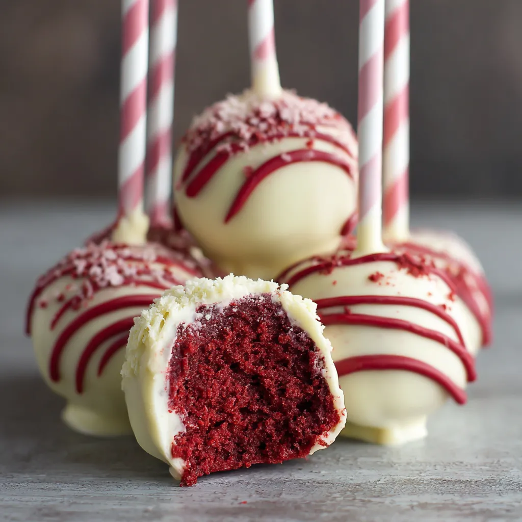 Cream Cheese Red Velvet Truffle Pops
