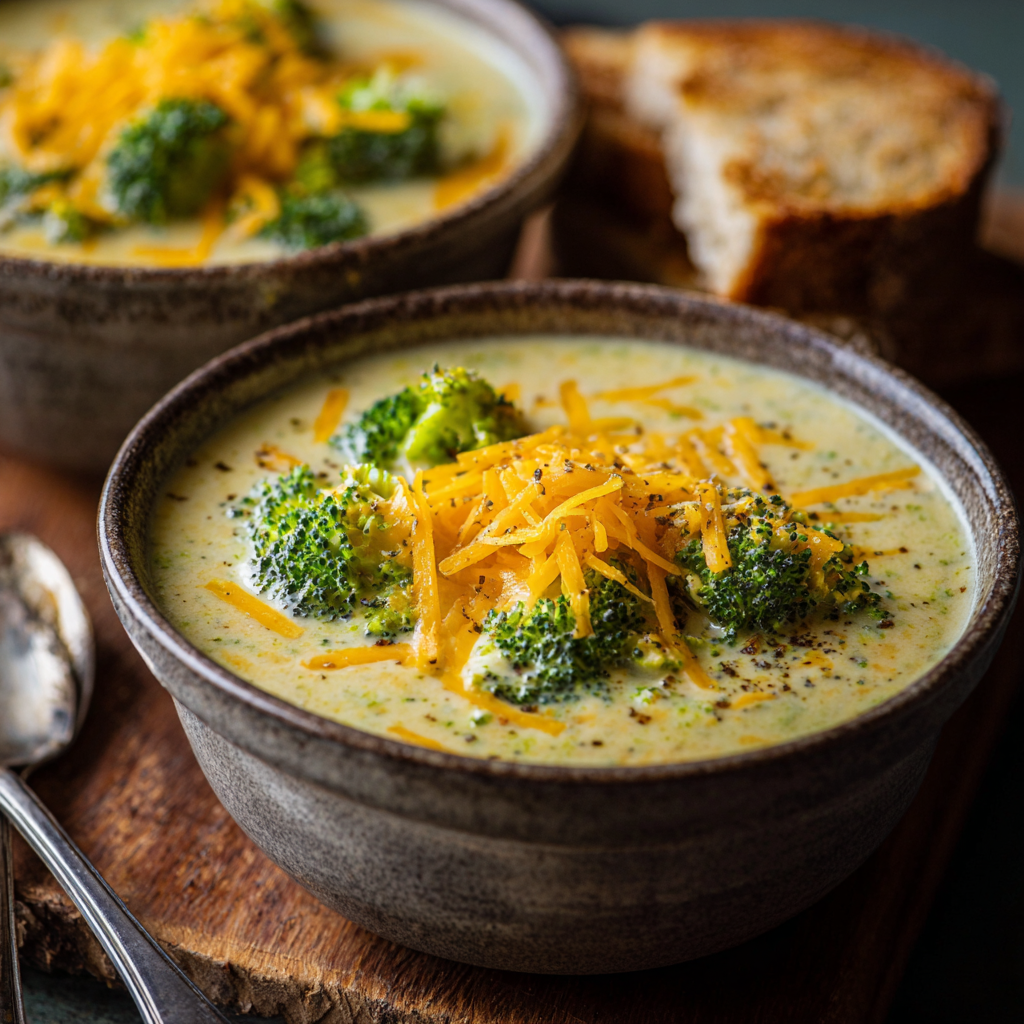 Creamy Broccoli Cheddar Soup
