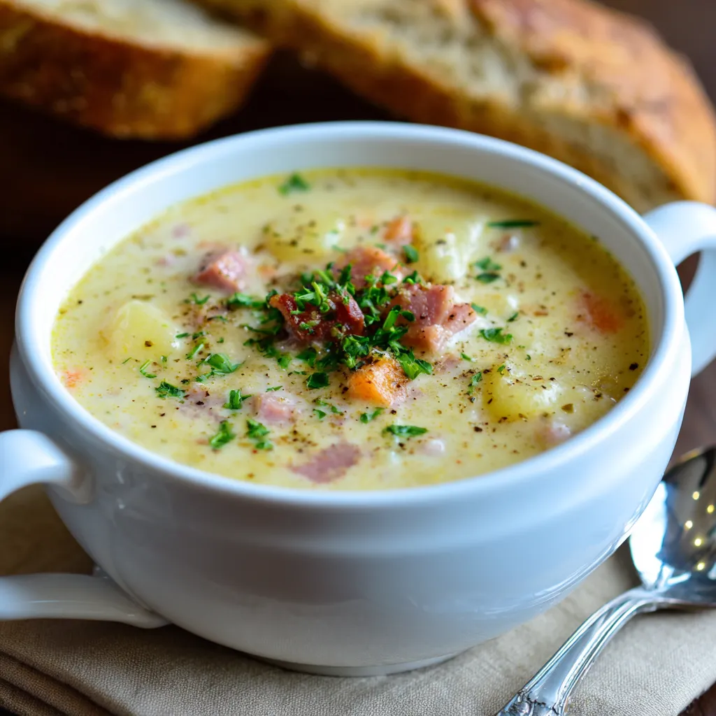 Creamy Ham Potato Soup