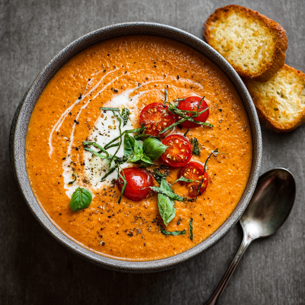 Creamy Tomato Basil Soup