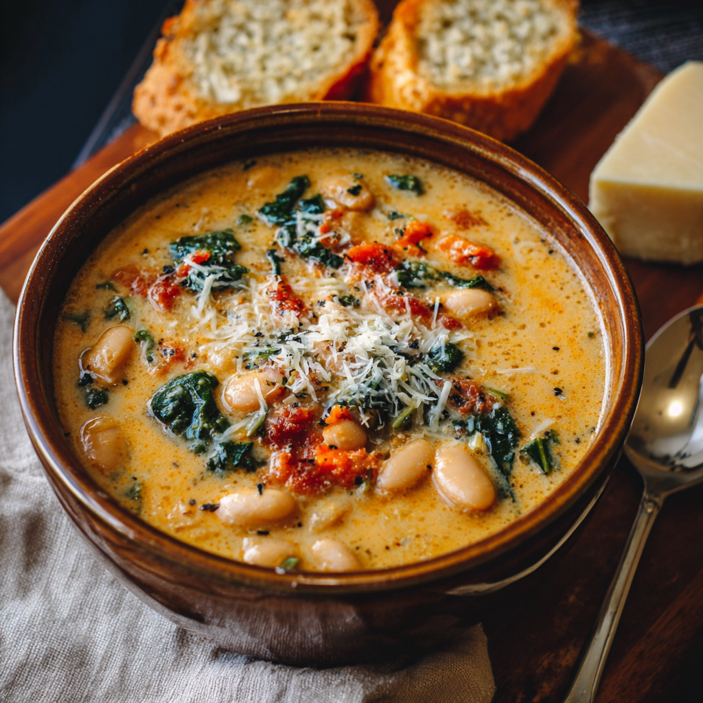 Creamy Tuscan Bean Soup