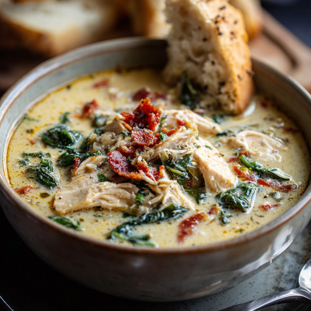 Creamy Tuscan Chicken Soup