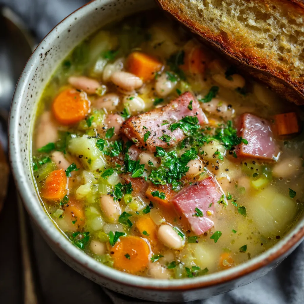 Ham and Bean Winter Soup