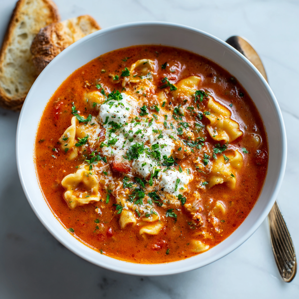 Lasagna Soup with Ricotta