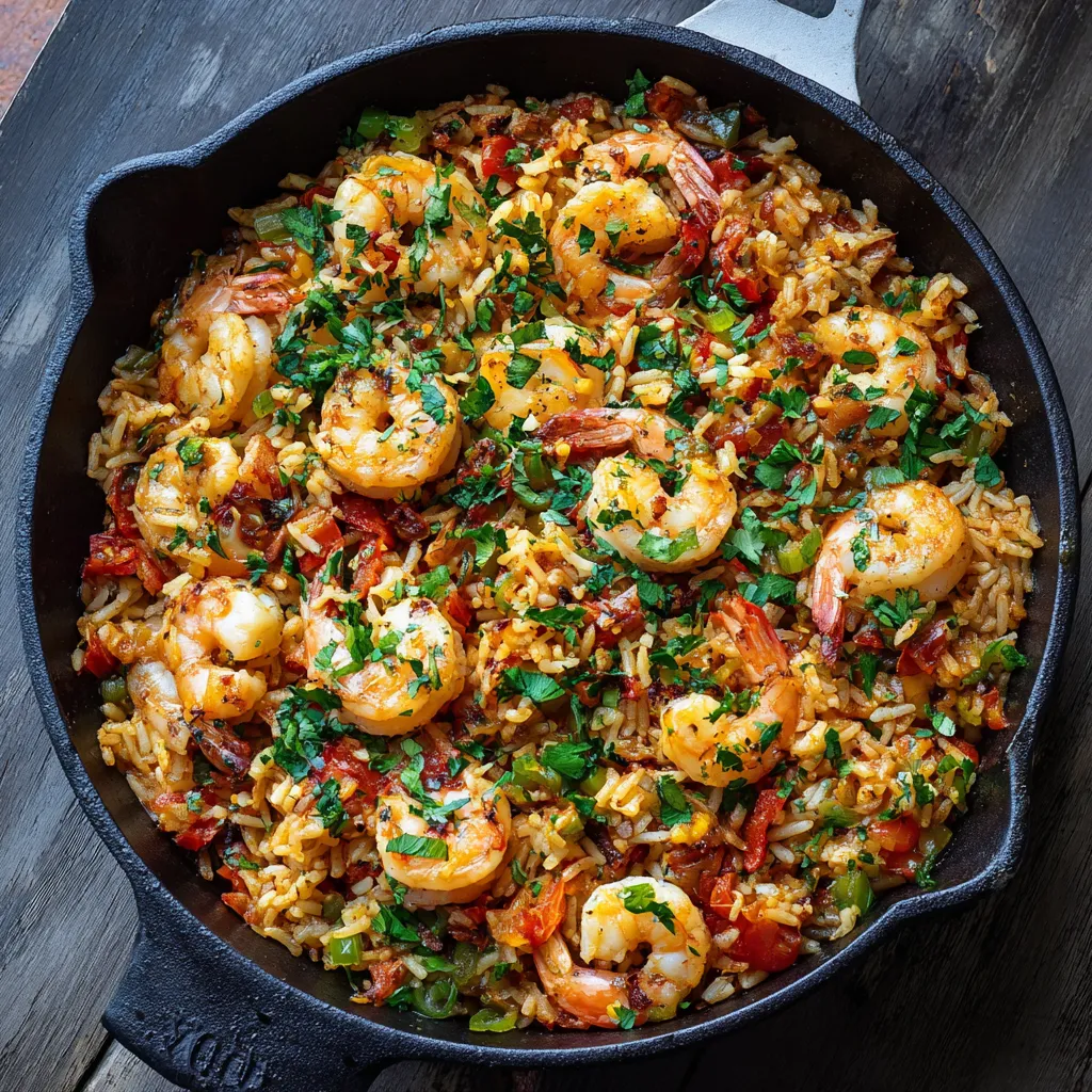 One-Pan Shrimp & Rice