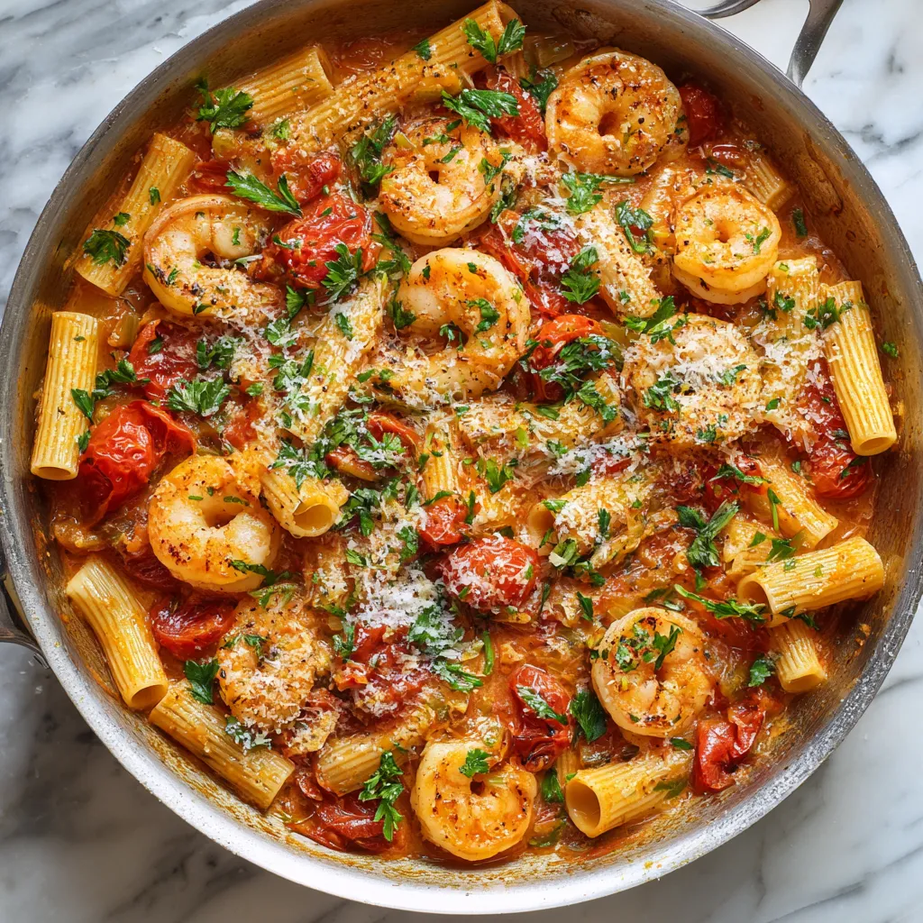 One-Pot Seafood Tomato Pasta