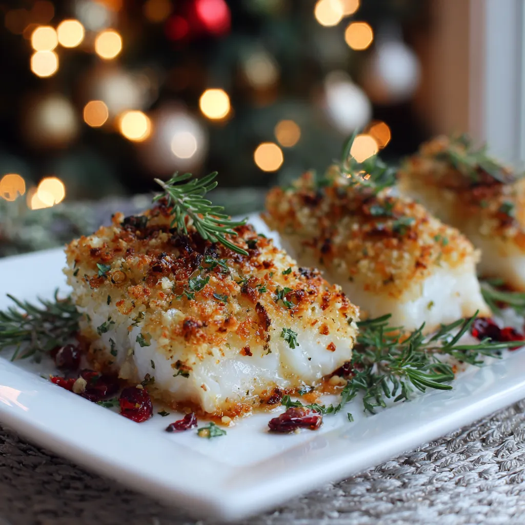 Panko-Crusted Holiday Cod
