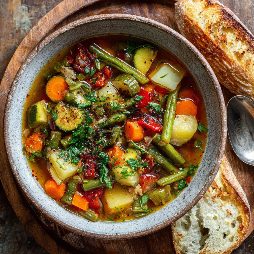 Rustic Vegetable Stew Soup