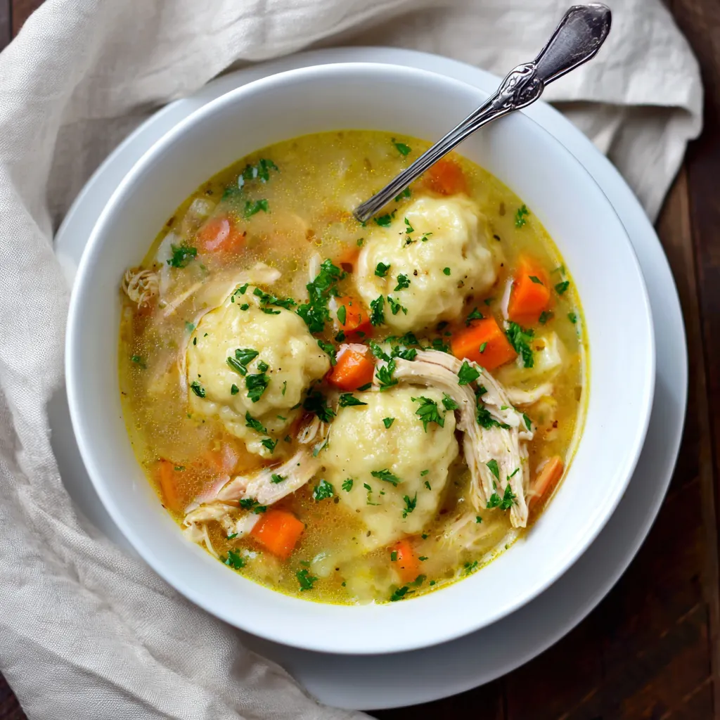 Southern Chicken Dumpling Soup