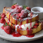 // Fill form function fillRecipeForm() { // Basic fields document.querySelector('input[name="title"]').value = "Baked Strawberries and Cream French Toast"; document.querySelector('input[name="author_name"]').value = "Lacamorea"; // Rich text editors const editorContent = { description: "This baked strawberries and cream French toast is soft, creamy, and filled with juicy strawberries in every bite. Perfect for brunch, holidays, or cozy mornings with family, this comforting dish is easy to prepare ahead and bake fresh when you’re ready.", ingredients: "1 loaf brioche or challah bread, cubed2 cups fresh strawberries, sliced8 oz cream cheese, cubed6 large eggs1 ½ cups milk½ cup heavy cream¾ cup granulated sugar1 tablespoon vanilla extract¼ teaspoon saltButter for greasing", instructions: "Butter a 9×13-inch baking dish generously.Layer half of the bread cubes in the dish.Scatter half the strawberries and cream cheese over the bread.Add remaining bread and top with remaining strawberries.Whisk eggs, milk, cream, sugar, vanilla, and salt.Pour custard evenly over the bread.Press gently and rest 30 minutes or overnight.Bake at 350°F (175°C) for 45 minutes until golden.", notes: "Use day-old bread for best texture. This dish can be assembled the night before and baked fresh in the morning. Store leftovers covered in the fridge for up to 3 days and reheat gently." }; Object.entries(editorContent).forEach(([field, content]) => { if (window.tinyMCE && window.tinyMCE.get(`tasty-recipes-recipe-${field}`)) { window.tinyMCE.get(`tasty-recipes-recipe-${field}`).setContent(content); } }); // Time and details const details = { 'prep_time': '20 minutes', 'cook_time': '45 minutes', 'total_time': '1 hour 5 minutes', 'yield': '6 servings', 'category': 'Breakfast', 'method': 'Baking', 'cuisine': 'American', 'keywords': 'baked french toast, strawberries and cream, brunch recipe' }; Object.entries(details).forEach(([field, value]) => { document.querySelector(`input[name="${field}"]`).value = value; }); // Diet document.querySelector('select[name="diet"]').value = 'Vegetarian'; // Equipment const equipment = ['Baking dish', 'Mixing bowl']; const equipmentSelect = document.querySelector('select[name="tasty-links-equipment"]'); if (equipmentSelect) { equipment.forEach(item => { const option = Array.from(equipmentSelect.options).find(opt => opt.text === item); if (option) option.selected = true; }); const event = new Event('change'); equipmentSelect.dispatchEvent(event); } // Nutrition const nutrition = { 'serving_size': '1 slice', 'calories': '420', 'sugar': '28g', 'sodium': '380mg', 'fat': '22g', 'saturated_fat': '12g', 'unsaturated_fat': '8g', 'trans_fat': '0g', 'carbohydrates': '45g', 'fiber': '3g', 'protein': '11g', 'cholesterol': '165mg' }; Object.entries(nutrition).forEach(([field, value]) => { const input = document.querySelector(`input[name="${field}"]`); if (input) input.value = value; }); } // Execute fillRecipeForm();