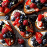 Berry Mascarpone Toasts
