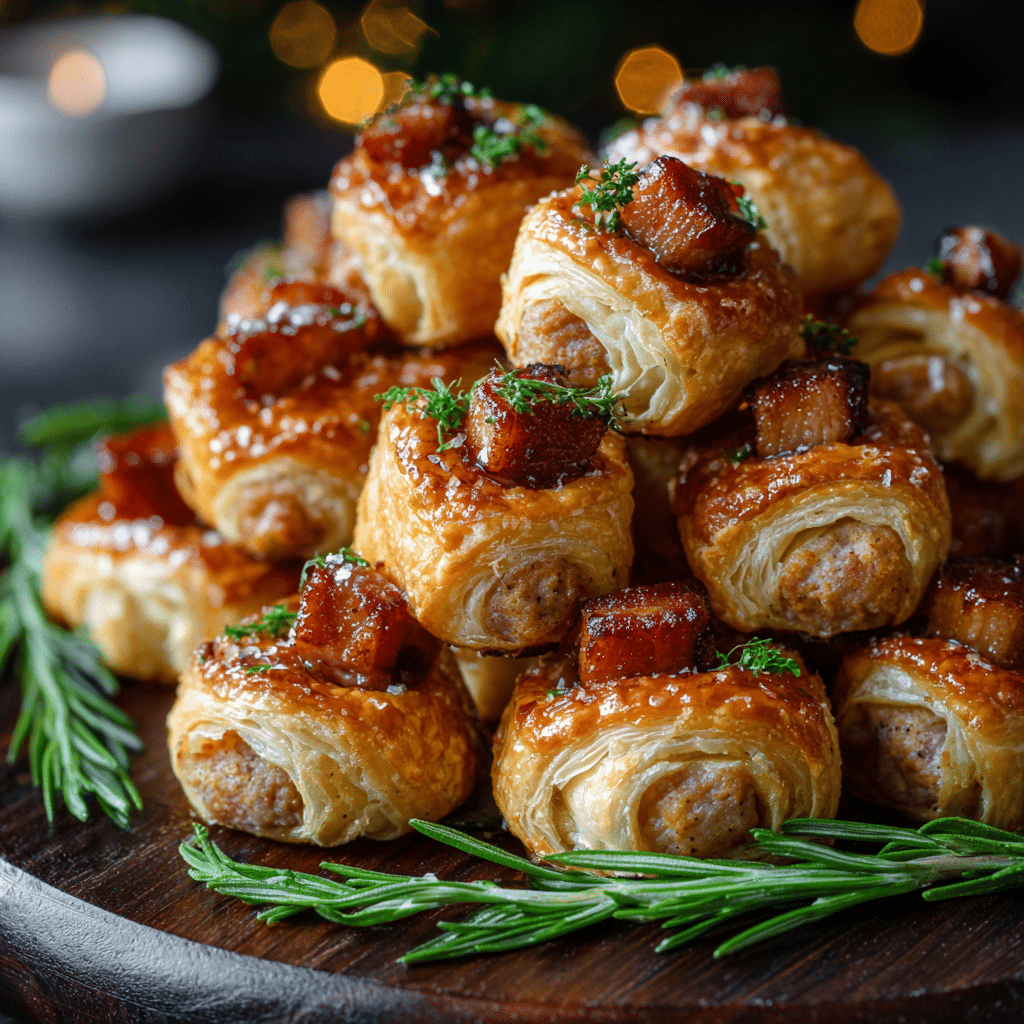 Puff Pastry Pigs in a Blanket