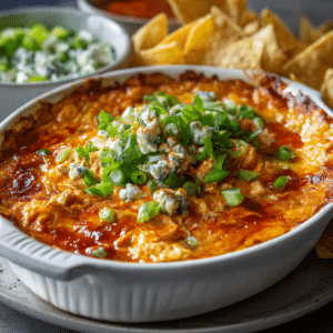 Rich and Spicy Buffalo Chicken Dip