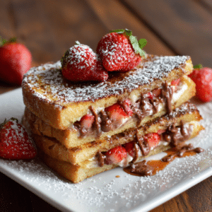 // Fill form function fillRecipeForm() { // Basic fields document.querySelector('input[name="title"]').value = "Strawberry Nutella Stuffed French Toast"; document.querySelector('input[name="author_name"]').value = "Lacamorea"; // Rich text editors const editorContent = { description: "This Strawberry Nutella Stuffed French Toast is a cozy, indulgent breakfast made with thick slices of bread filled with creamy Nutella and juicy strawberries, dipped in vanilla custard, and cooked until golden and irresistible.", ingredients: "8 slices thick-cut brioche or challah bread1/2 cup Nutella1 cup fresh strawberries, sliced3 large eggs3/4 cup whole milk1 teaspoon vanilla extract1/2 teaspoon ground cinnamonPinch of salt2 tablespoons butter, for cookingPowdered sugar, for serving", instructions: "Spread Nutella evenly over four slices of bread.Top with sliced strawberries and cover with remaining bread slices to form sandwiches.Whisk eggs, milk, vanilla, cinnamon, and salt in a shallow bowl.Dip each sandwich into the custard, coating both sides.Melt butter in a skillet over medium heat.Cook French toast until golden brown on both sides.Serve warm with powdered sugar and extra strawberries.", notes: "Use thick bread to prevent sogginess. Store leftovers in the fridge for up to two days and reheat gently in a skillet or toaster oven." }; Object.entries(editorContent).forEach(([field, content]) => { if (window.tinyMCE && window.tinyMCE.get(`tasty-recipes-recipe-${field}`)) { window.tinyMCE.get(`tasty-recipes-recipe-${field}`).setContent(content); } }); // Time and details const details = { 'prep_time': '10 minutes', 'cook_time': '15 minutes', 'total_time': '25 minutes', 'yield': '4 servings', 'category': 'Breakfast', 'method': 'Pan-Fried', 'cuisine': 'French-American', 'keywords': 'strawberry nutella stuffed french toast, stuffed french toast, sweet breakfast' }; Object.entries(details).forEach(([field, value]) => { document.querySelector(`input[name="${field}"]`).value = value; }); // Diet document.querySelector('select[name="diet"]').value = 'Vegetarian'; // Equipment const equipment = ['Skillet', 'Whisk']; const equipmentSelect = document.querySelector('select[name="tasty-links-equipment"]'); if (equipmentSelect) { equipment.forEach(item => { const option = Array.from(equipmentSelect.options).find(opt => opt.text === item); if (option) option.selected = true; }); const event = new Event('change'); equipmentSelect.dispatchEvent(event); } // Nutrition const nutrition = { 'serving_size': '1 sandwich', 'calories': '420', 'sugar': '22g', 'sodium': '360mg', 'fat': '22g', 'saturated_fat': '9g', 'unsaturated_fat': '11g', 'trans_fat': '0g', 'carbohydrates': '45g', 'fiber': '3g', 'protein': '10g', 'cholesterol': '155mg' }; Object.entries(nutrition).forEach(([field, value]) => { const input = document.querySelector(`input[name="${field}"]`); if (input) input.value = value; }); } // Execute fillRecipeForm();
