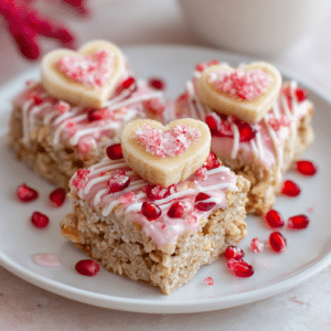 Valentine Sugar Cookie Breakfast Bars