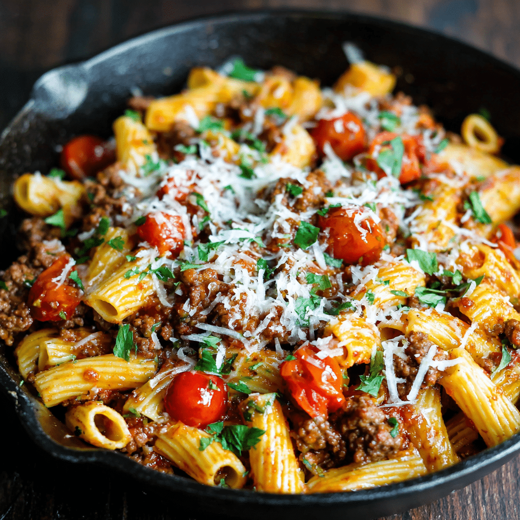 30-Minute Ground Beef Pasta