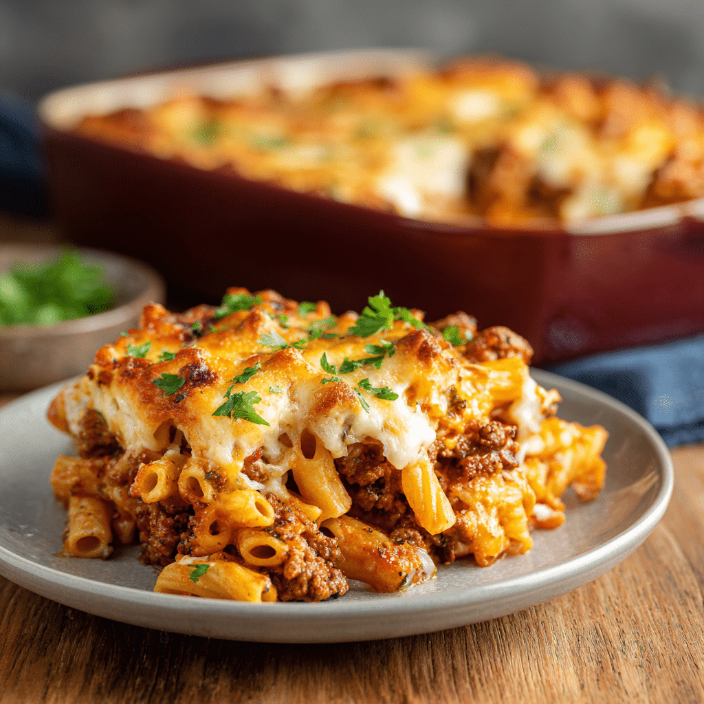 Family-Style Beef Pasta Bake