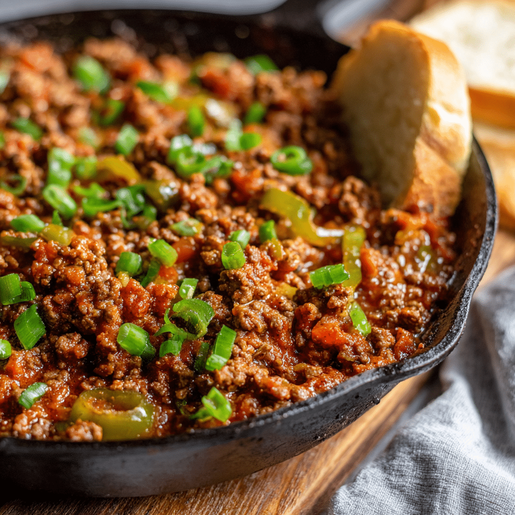 Ground Beef Sloppy Joe Skillet