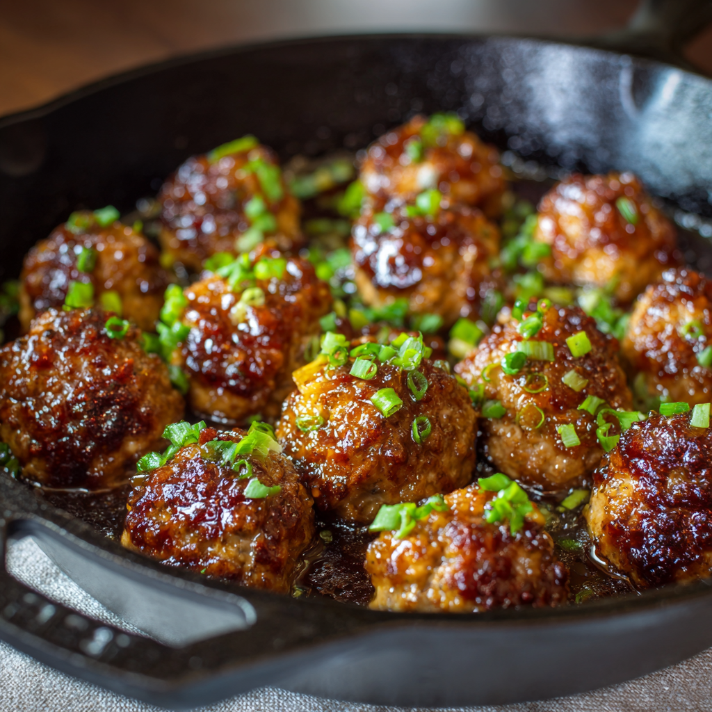 Hawaiian Turkey Meatballs